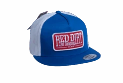 'Red Dirt Hat Company' Men's Tag Patch Cap - Royal / White