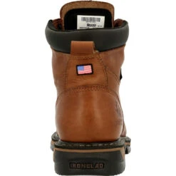 'Rocky' Men's 6" IronClad EH WP Steel Toe - Brown -Outdoor Clothing Shop RKK0330 back 1024x1024@2x