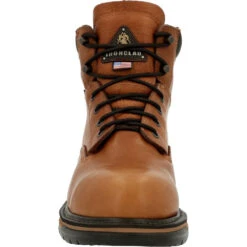 'Rocky' Men's 6" IronClad EH WP Steel Toe - Brown -Outdoor Clothing Shop RKK0330 front 1024x1024@2x
