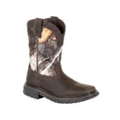'Rocky' Youth Ride FLX WP Boot - Brown / Realtree Camo -Outdoor Clothing Shop RKW0258C 1024x1024@2x