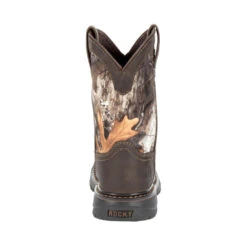 'Rocky' Youth Ride FLX WP Boot - Brown / Realtree Camo -Outdoor Clothing Shop RKW0258C back 1024x1024@2x