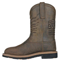 'Hoss Boots' Men's 11" Rancher EH WP Comp Toe - Rushmore Brown -Outdoor Clothing Shop RUSHMORE SMS BROWN COMP 2L 1024x1024@2x