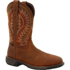 'Rocky' Men's 11" Rugged Trail EH WP Western Square Toe - Brown -Outdoor Clothing Shop Rocky Rugged Trail 11 waterproof western work boot RKW0370 1024x1024@2x