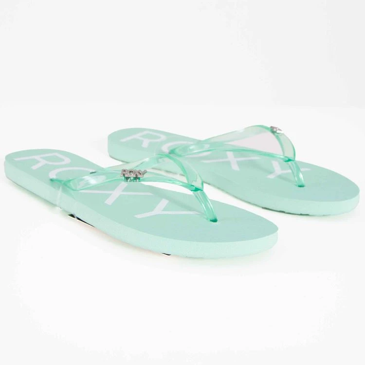 'Roxy' Women's Viva Jelly Sandal - Mint 3 'Roxy' Women's Viva Jelly Sandal - Mint - Image 3