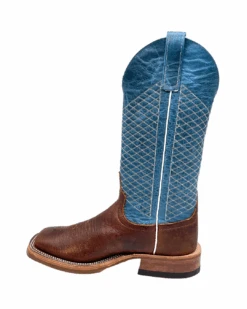 'Anderson Bean' Men's 13" Western Square Toe - Bison / Blue Lava -Outdoor Clothing Shop S11162 1024x1024@2x