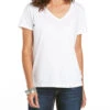 'Ariat' Women's Element Short Sleeve Tee - White