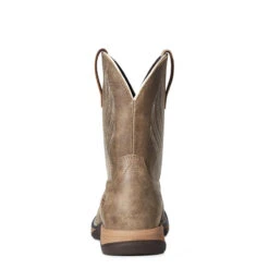 'Ariat' Youth 8" Anthem Western Square Toe - Brown Bomber -Outdoor Clothing Shop S21 YTH WEST 10035778 heel 1024x1024@2x