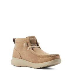 'Ariat' Men's 4" Hilo Rancher Slip On Chukka - Tan -Outdoor Clothing Shop S23 MNS WEST 10044549 medial 1024x1024@2x