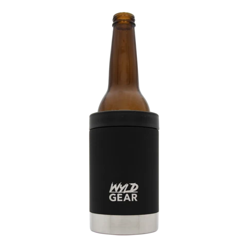 'WYLD GEAR' Multi Can Koozie - Black 2 'WYLD GEAR' Multi Can Koozie - Black - Image 2