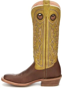 'Tony Lama' Men's 15" Fairview Buckaroo Western Square Toe - Brown / Moss Green -Outdoor Clothing Shop TNL 009 SA2001 1024x1024@2x