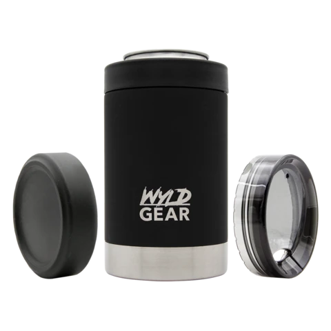 'WYLD GEAR' Multi Can Koozie - Black 1 'WYLD GEAR' Multi Can Koozie - Black