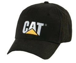 'Caterpillar' Unisex Trademark Cap - Black