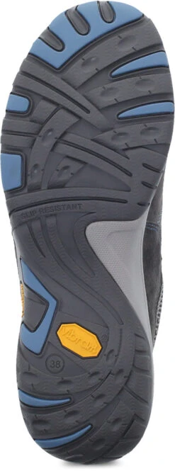 'Dansko' Women's WP Paisley - Grey / Blue Suede -Outdoor Clothing Shop bottom 4350241005 1024x1024@2x