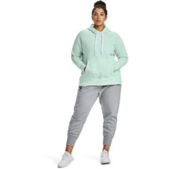 'Under Armour' Women's Rival Fleece Joggers - Steel Medium Heather (ext. Sizes) -Outdoor Clothing Shop s7.V5 1357035 035 FSF 1024x1024@2x