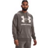 'Under Armour' Men's Rival Fleece Big Logo Hoodie - Fresh Clay / Onyx White