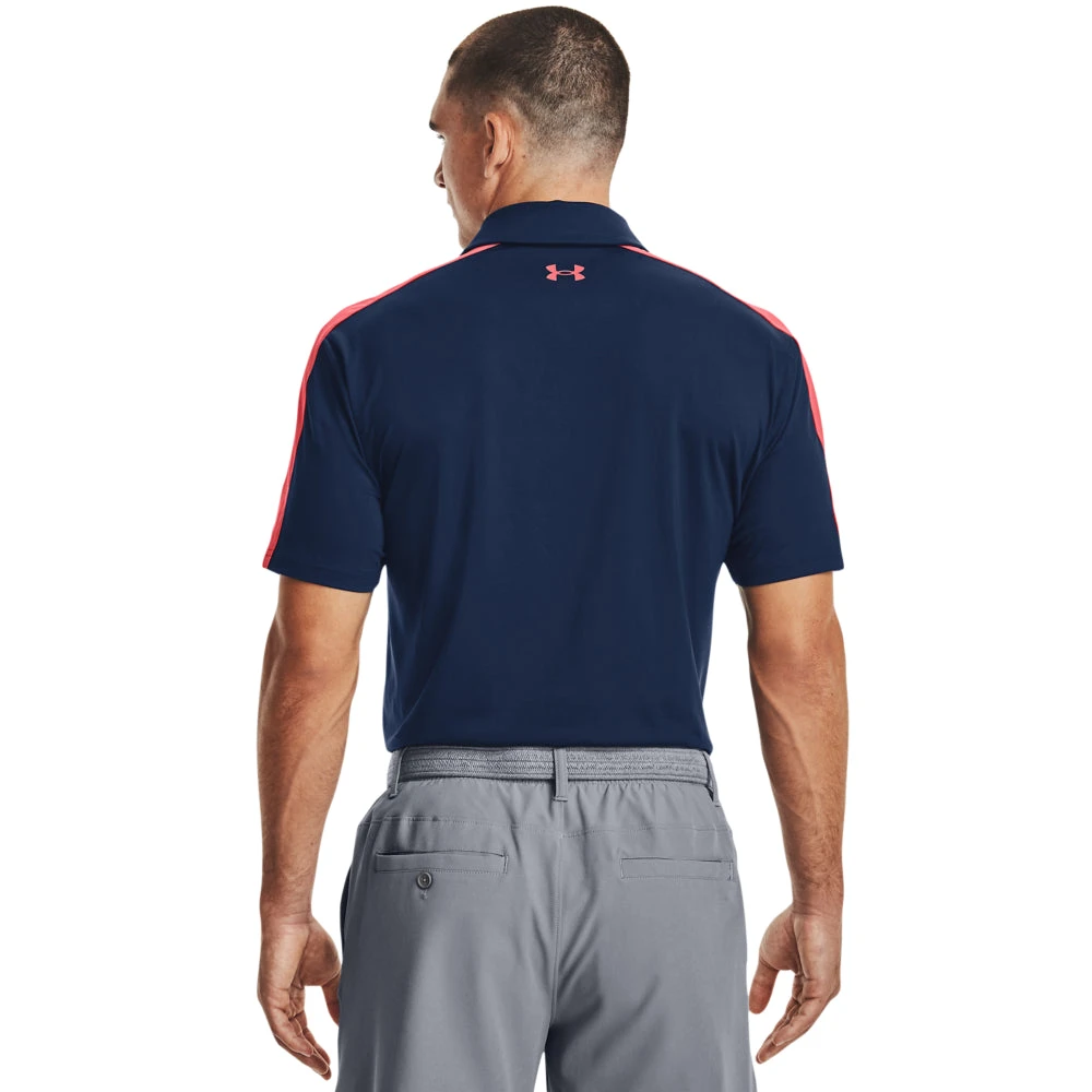 'Under Armour' Men's T2G Blocked Polo - Academy / Rush Red 1 'Under Armour' Men's T2G Blocked Polo - Academy / Rush Red