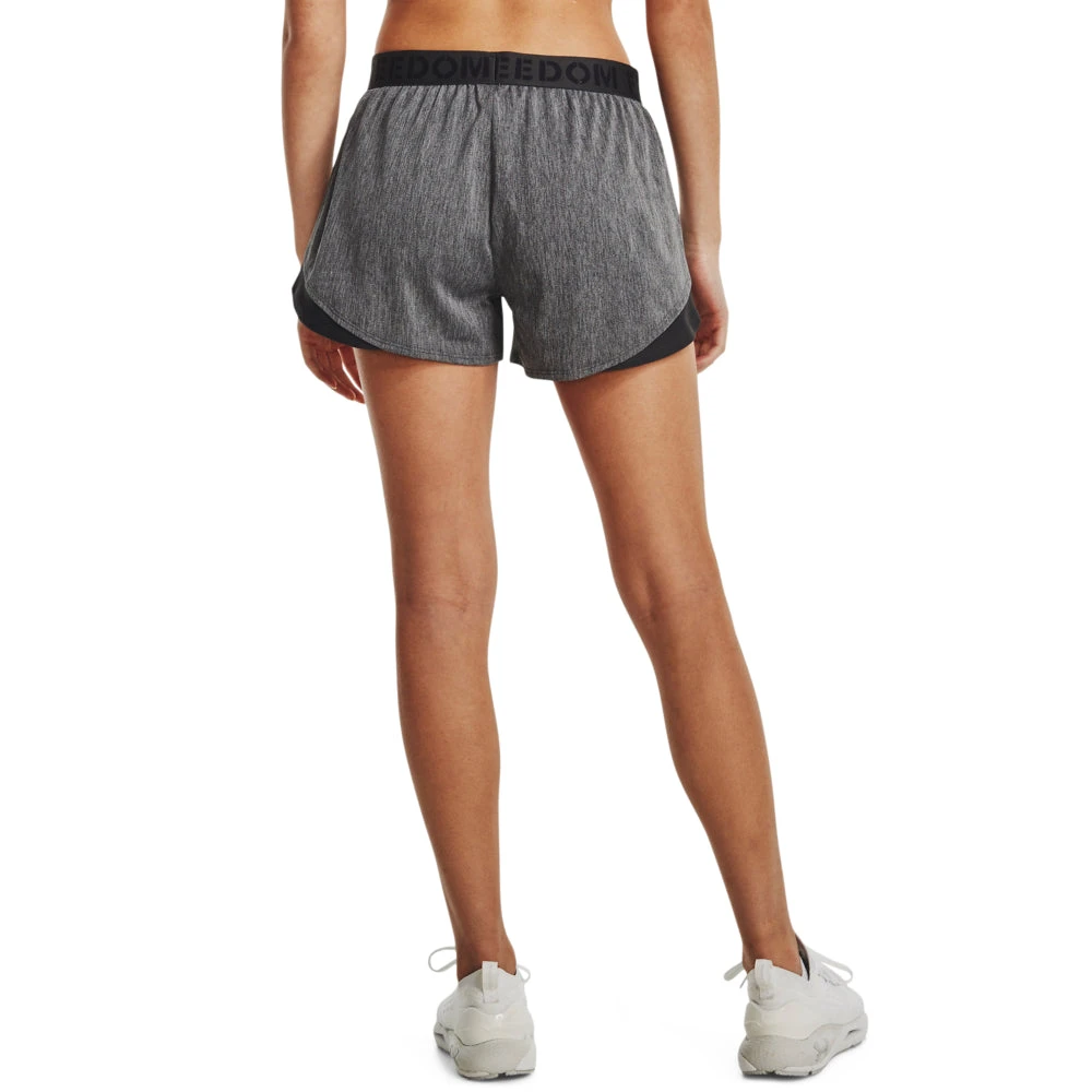 'Under Armour' Women's Freedom Play Up Shorts - Jet Grey 3 'Under Armour' Women's Freedom Play Up Shorts - Jet Grey - Image 3