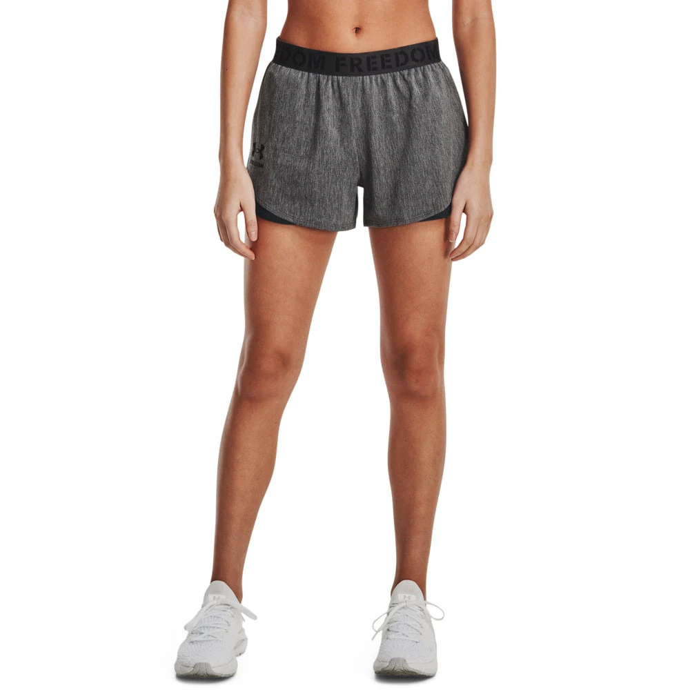 'Under Armour' Women's Freedom Play Up Shorts - Jet Grey 2 'Under Armour' Women's Freedom Play Up Shorts - Jet Grey - Image 2