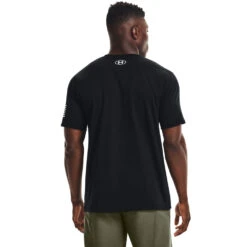 'Under Armour' Men's Freedom Logo T-Shirt - Black / White -Outdoor Clothing Shop s7.V5 1370811 001 BC 1024x1024@2x