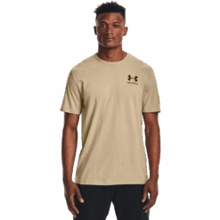 'Under Armour' Men's New Freedom Spine T-Shirt - Desert Sand