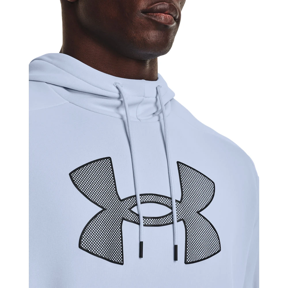 'Under Armour' Men's Fleece® Big Logo Hoodie - Oxford Blue 2 'Under Armour' Men's Fleece® Big Logo Hoodie - Oxford Blue - Image 2