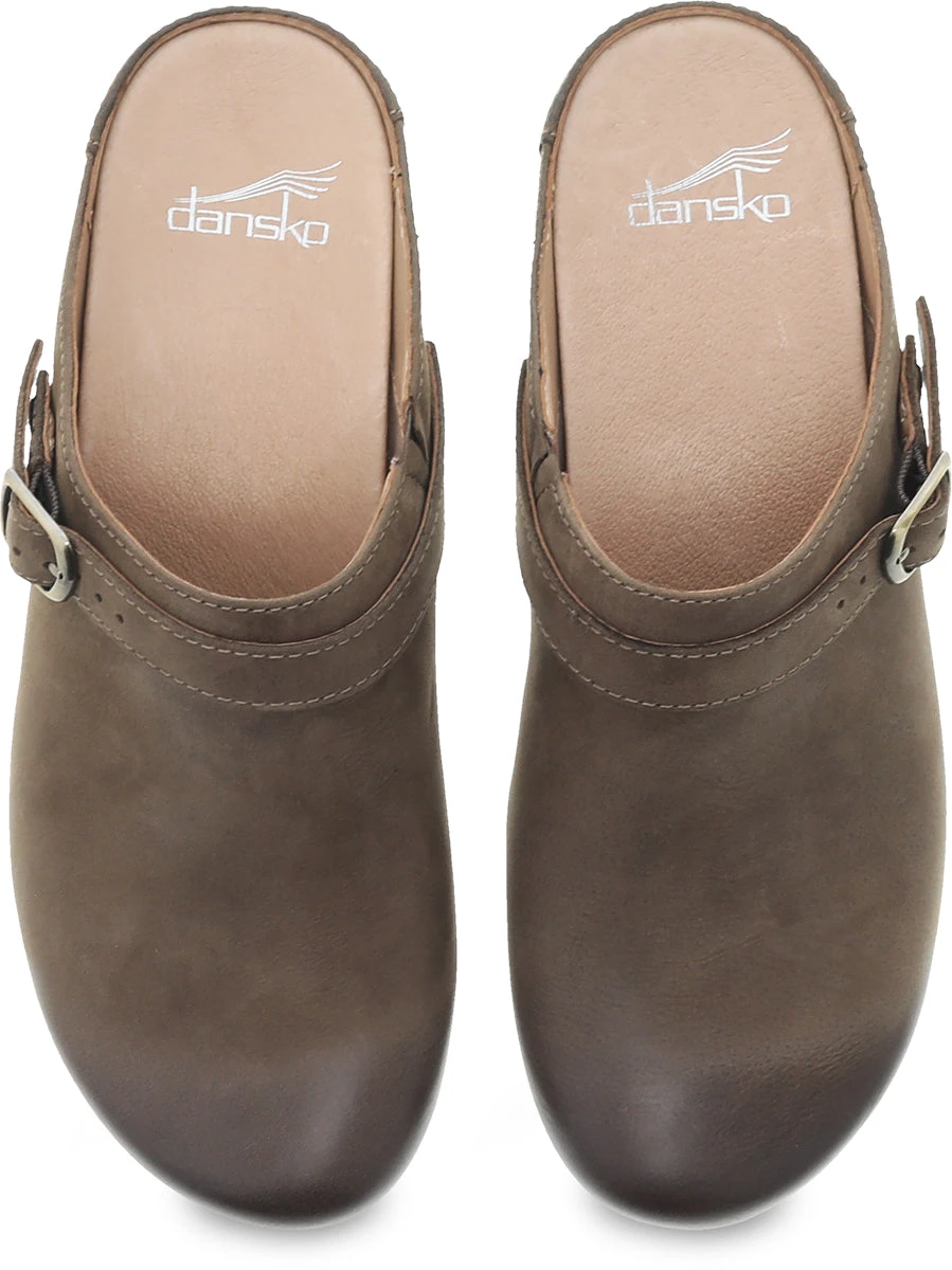 'Dansko' Women's Berry - Mushroom Burnished Nubuck 2 'Dansko' Women's Berry - Mushroom Burnished Nubuck - Image 2