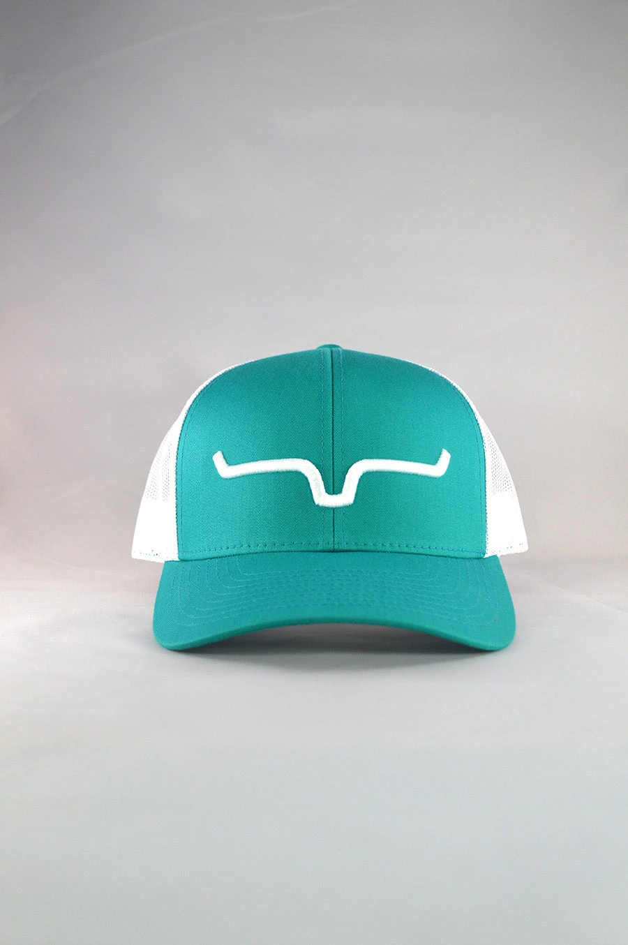 'Kimes Ranch' Men's Weekly Trucker Cap - Teal / White 1 'Kimes Ranch' Men's Weekly Trucker Cap - Teal / White